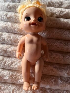 Baby Alive Blonde Baby Doll - Soft Plastic Kids Toy